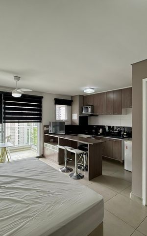 Studio à venda com 36m², 1 quarto e 1 vaga Studio à venda com 36m², 1 quarto e 1 vagaQuarto