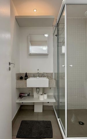 Studio à venda com 36m², 1 quarto e 1 vaga Studio à venda com 36m², 1 quarto e 1 vagaBanheiro