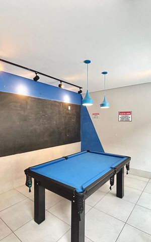 Apartamento para alugar com 42m², 2 quartos e sem vaga Apartamento para alugar com 42m², 2 quartos e sem vagaSalão de jogos