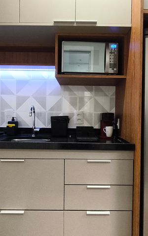 Studio para alugar com 23m², 1 quarto e sem vaga Studio para alugar com 23m², 1 quarto e sem vagaCozinha