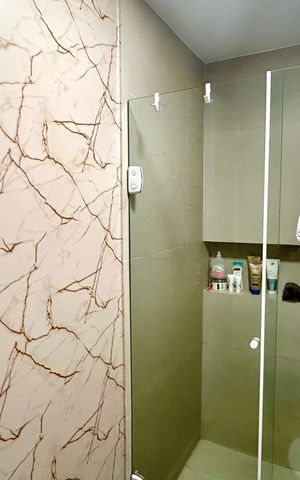 Apartamento à venda com 56m², 1 quarto e 1 vaga Apartamento à venda com 56m², 1 quarto e 1 vagaBanheiro da Suíte
