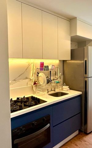 Apartamento à venda com 56m², 1 quarto e 1 vaga Apartamento à venda com 56m², 1 quarto e 1 vagaCozinha