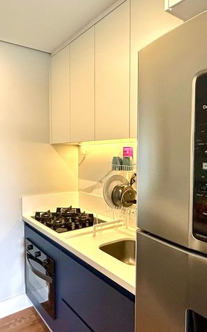 Apartamento à venda com 56m², 1 quarto e 1 vaga Apartamento à venda com 56m², 1 quarto e 1 vagaCozinha