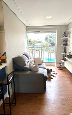 Apartamento à venda com 56m², 1 quarto e 1 vaga Apartamento à venda com 56m², 1 quarto e 1 vagaSala