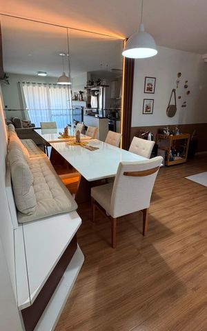Apartamento para alugar com 71m², 2 quartos e 2 vagas Apartamento para alugar com 71m², 2 quartos e 2 vagasSala de Jantar