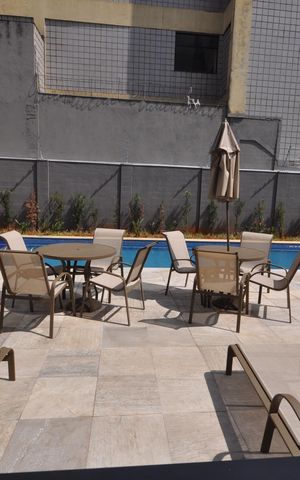 Apartamento para alugar com 35m², 2 quartos e sem vagaÁrea comum - Piscina