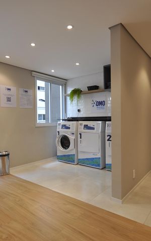 Apartamento para alugar com 35m², 2 quartos e sem vagaLavanderia