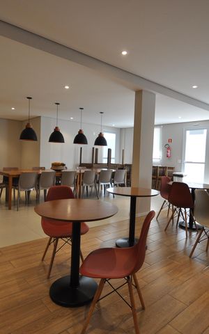 Apartamento para alugar com 35m², 2 quartos e sem vagaÁrea comum - Salão de festas