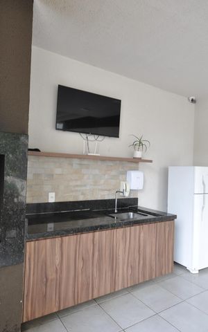 Apartamento para alugar com 35m², 2 quartos e sem vagaÁrea comum - Churrasqueira 1