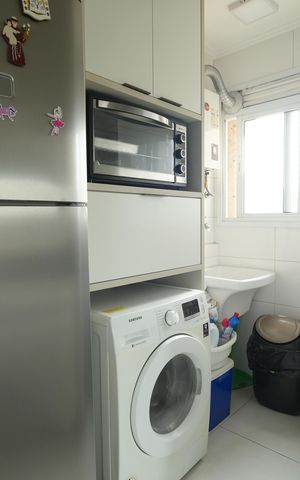 Apartamento à venda com 55m², 2 quartos e 2 vagasÁrea de Serviço