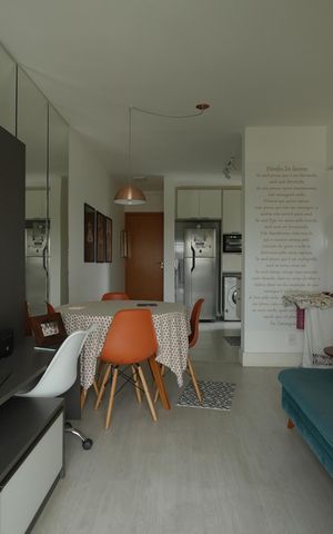 Apartamento à venda com 55m², 2 quartos e 2 vagasSala