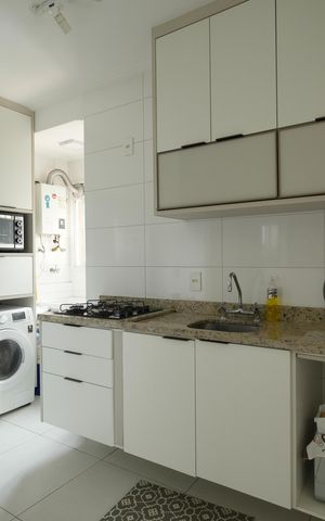 Apartamento à venda com 55m², 2 quartos e 2 vagasCozinha