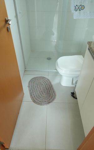Apartamento à venda com 55m², 2 quartos e 2 vagasBanheiro Social
