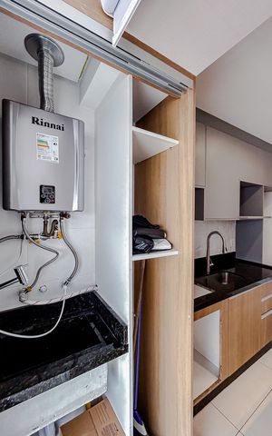 Apartamento para alugar com 56m², 2 quartos e 1 vagaCozinha e Área de Serviço