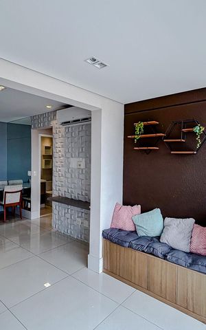 Apartamento para alugar com 56m², 2 quartos e 1 vagaVaranda
