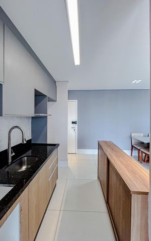 Apartamento para alugar com 56m², 2 quartos e 1 vagaCozinha e Área de Serviço