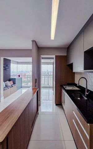 Apartamento para alugar com 56m², 2 quartos e 1 vagaCozinha e Área de Serviço