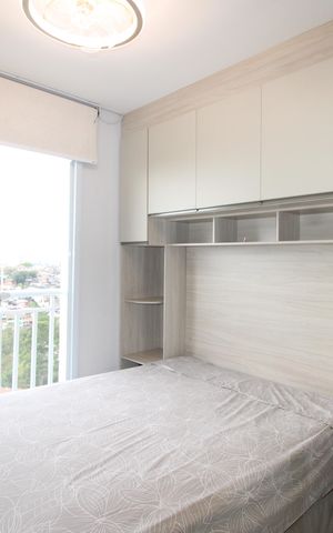 Apartamento para alugar com 60m², 1 quarto e sem vagaQuarto