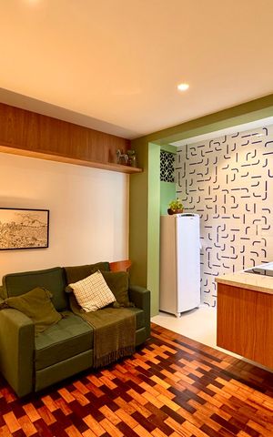 Apartamento à venda com 39m², 1 quarto e sem vaga
