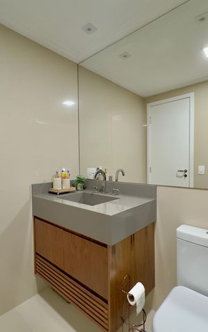 Apartamento à venda com 70m², 2 quartos e 1 vaga Apartamento à venda com 70m², 2 quartos e 1 vagaBanheiro 1