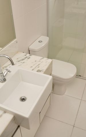 Apartamento à venda com 123m², 4 quartos e 3 vagas Apartamento à venda com 123m², 4 quartos e 3 vagasBanheiro Social