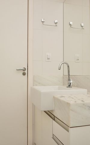 Apartamento à venda com 123m², 4 quartos e 3 vagas Apartamento à venda com 123m², 4 quartos e 3 vagasBanheiro Social