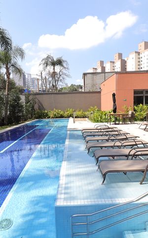 Apartamento à venda com 47m², 2 quartos e 1 vagaÁrea comum - Piscina
