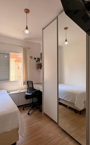 Casa de condomínio à venda com 135m², 3 quartos e 3 vagas Casa de condomínio à venda com 135m², 3 quartos e 3 vagasQuarto 2