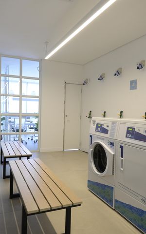 Studio para alugar com 29m², 1 quarto e sem vagaLavanderia