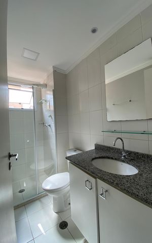 Apartamento para alugar com 64m², 2 quartos e 1 vaga Apartamento para alugar com 64m², 2 quartos e 1 vagaBanheiro Suite