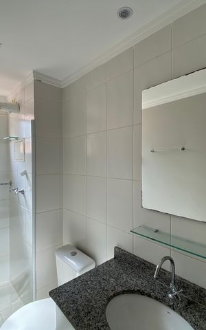 Apartamento para alugar com 64m², 2 quartos e 1 vaga Apartamento para alugar com 64m², 2 quartos e 1 vagaBanheiro Suite