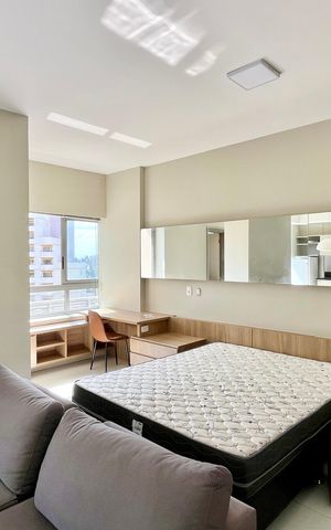 Apartamento para alugar com 44m², 1 quarto e 1 vaga
