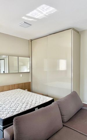 Apartamento para alugar com 44m², 1 quarto e 1 vaga