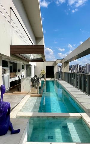 Apartamento para alugar com 44m², 1 quarto e 1 vaga