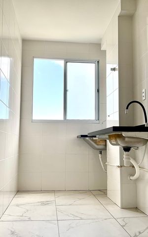 Apartamento para alugar com 46m², 2 quartos e 1 vaga Apartamento para alugar com 46m², 2 quartos e 1 vagaCozinha e Área de Serviço