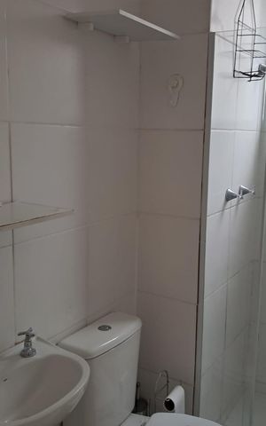 Apartamento para alugar com 45m², 2 quartos e 1 vaga Apartamento para alugar com 45m², 2 quartos e 1 vagaBanheiro