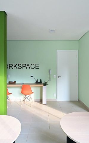 Apartamento à venda com 44m², 2 quartos e sem vagaCoworking