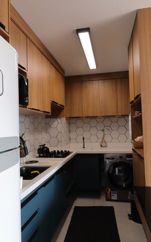 Apartamento para alugar com 36m², 2 quartos e 1 vagaCozinha e Área de Serviço