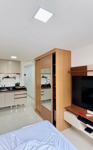 Apartamento à venda com 34m², 1 quarto e sem vaga
