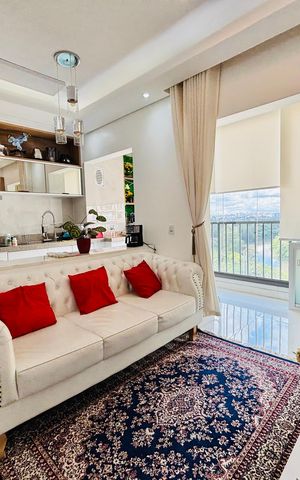 Apartamento para alugar com 56m², 2 quartos e 1 vaga Apartamento para alugar com 56m², 2 quartos e 1 vagaSala