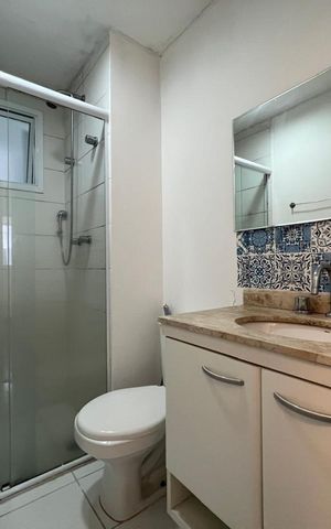 Apartamento à venda com 73m², 3 quartos e 1 vaga Apartamento à venda com 73m², 3 quartos e 1 vagaBanheiro