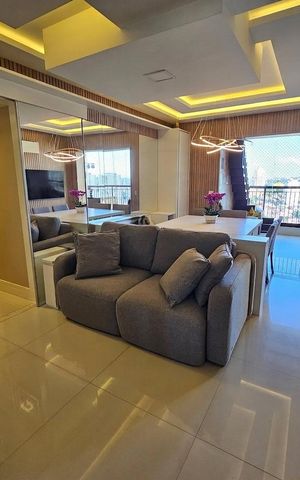 Apartamento à venda com 94m², 3 quartos e 2 vagas Apartamento à venda com 94m², 3 quartos e 2 vagasSala