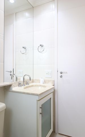 Apartamento à venda com 92m², 2 quartos e 2 vagasBanheiro Social