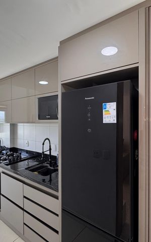 Apartamento à venda com 139m², 2 quartos e 2 vagas Apartamento à venda com 139m², 2 quartos e 2 vagasCozinha e Área de Serviço