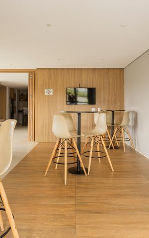 Apartamento para alugar com 44m², 2 quartos e 1 vagaÁrea comum - Salão de festas