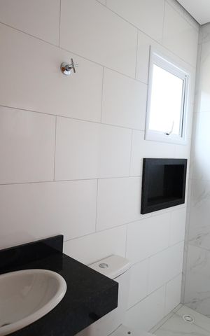 Casa para alugar com 260m², 3 quartos e 4 vagasBanheiro da Suíte 2