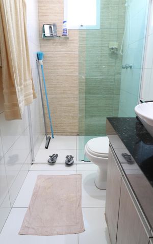Casa para alugar com 145m², 3 quartos e 2 vagasBanheiro do Quarto 3