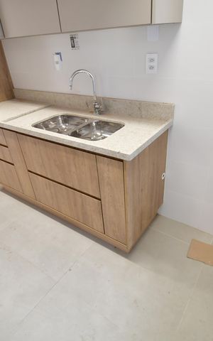 Apartamento para alugar com 124m², 3 quartos e 2 vagasCozinha