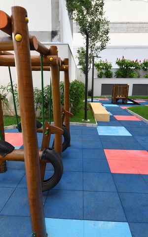 Apartamento para alugar com 124m², 3 quartos e 2 vagasÁrea comum - Playground