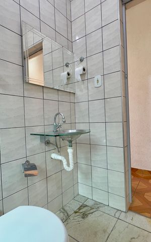 Casa para alugar com 125m², 3 quartos e 2 vagas Casa para alugar com 125m², 3 quartos e 2 vagasBanheiro 1